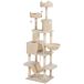 Árbol para Gato Aglomerado de Madera PawHut Árbol para Gato Aglomerado de Madera PawHut Crudo