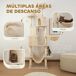 Árbol para Gato Aglomerado de Madera PawHut Árbol para Gato Aglomerado de Madera PawHut Crudo