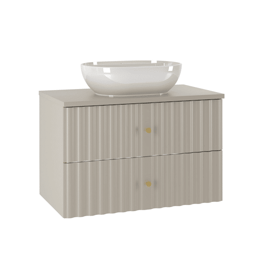 Móvel simples lavatório 80cm Izae Caxemira