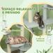 Árbol para Gato Aglomerado de Madera PawHut Árbol para Gato Aglomerado de Madera PawHut Gris