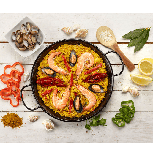 Briebe Levante Paellera Valenciana Indução 28 cm, Aço Esmaltado Caçarola Funda 4,3 L, Fogo, Gás, Forno, , Preto Briebe Levante Paellera Valenciana Indução 28 cm, Aço Esmaltado Caçarola Funda 4,3 L, Fogo, Gás, Forno, , Preto