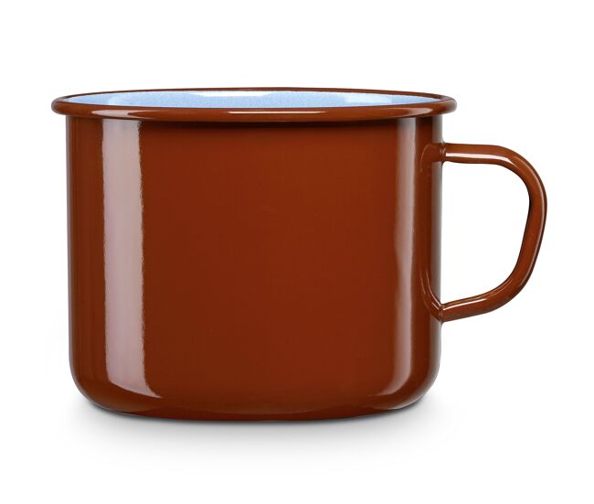 Briebe terra cazo cocina hervir leche acero esmaltado 12cm hervidor 1,2 l, inducción, todo tipo fuego, horno, , marrón