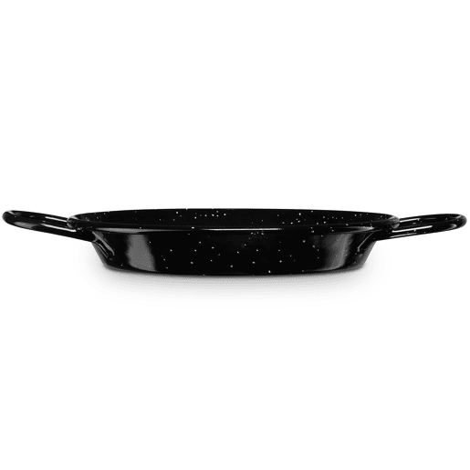 Briebe Levante Paellera Valenciana Indução 32 cm, Aço Esmaltado para 5 Porções de Paella, , Preto
