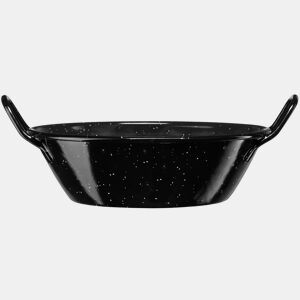 Briebe Levante Paellera Valenciana Indução 38 cm, Aço Esmaltado Caçarola Funda 8 L, Fogo, Gás, Forno, , Preto