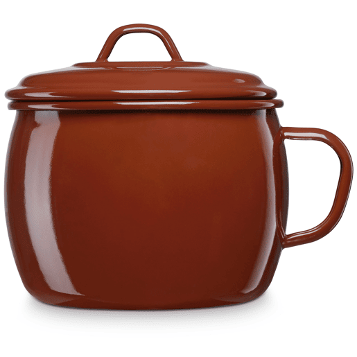 Briebe Terra Caçarola Cozinha Com Tampa Aço Esmaltado 12cm, Fervedor Vitrificado 1,3 L, Indução, Fogo, Vintage, , Marrom Briebe Terra Caçarola Cozinha Com Tampa Aço Esmaltado 12cm, Fervedor Vitrificado 1,3 L, Indução, Fogo, Vintage, , Marrom