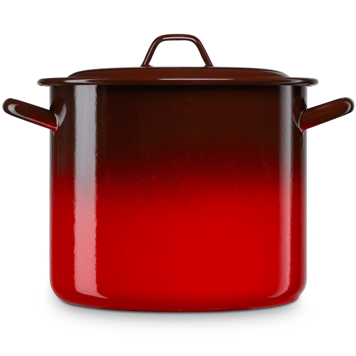 Briebe Ignea Caçarola Cozinha Aço Esmaltado 26cm, Panela Grande 11L com Tampa, Indução, Fogo, Vintage, , Vermelho Briebe Ignea Caçarola Cozinha Aço Esmaltado 26cm, Panela Grande 11L com Tampa, Indução, Fogo, Vintage, , Vermelho