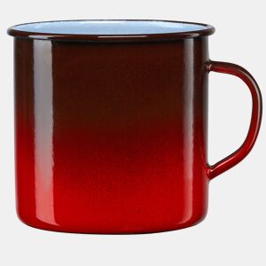 Briebe Ignea Chávena Camping 10 cm Pote de Aço Esmaltado 0,75 ml, Campismo, Piquenique, Viagem, Vintage, , Vermelho