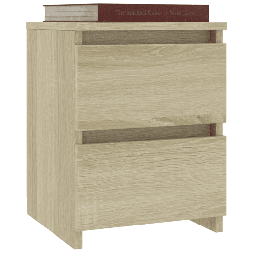 vidaXL Mesa de cabeceira 30x30x40 cm contraplacado carvalho sonoma vidaXL Mesa de cabeceira 30x30x40 cm contraplacado carvalho sonoma