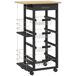 Carrito de Cocina MDF, Metal HOMCOM, hogar - cocina Carrito de Cocina MDF, Metal HOMCOM, hogar - cocina Negro