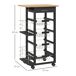 Carrito de Cocina MDF, Metal HOMCOM, hogar - cocina Carrito de Cocina MDF, Metal HOMCOM, hogar - cocina Negro