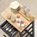 Carrito de Cocina MDF, Metal HOMCOM, hogar - cocina Carrito de Cocina MDF, Metal HOMCOM, hogar - cocina Negro