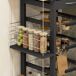 Carrito de Cocina MDF, Metal HOMCOM, hogar - cocina Carrito de Cocina MDF, Metal HOMCOM, hogar - cocina Negro