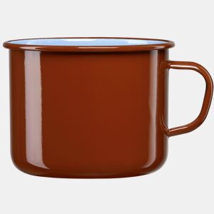 Briebe Terra Caçarola Cozinha Ferver Leite Aço Esmaltado 18cm, Fervedor Vitrificado 3L, Indução, Fogo, Vintage, , Marrom