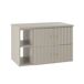 Mueble bajo lavabo 2 compartimientos encimera Izae 80 Mueble bajo lavabo 2 compartimientos encimera Izae 80 Beige