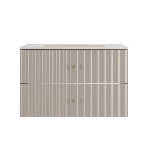 Móvel simples lavatório encastrado 80cm Izae Caxemira