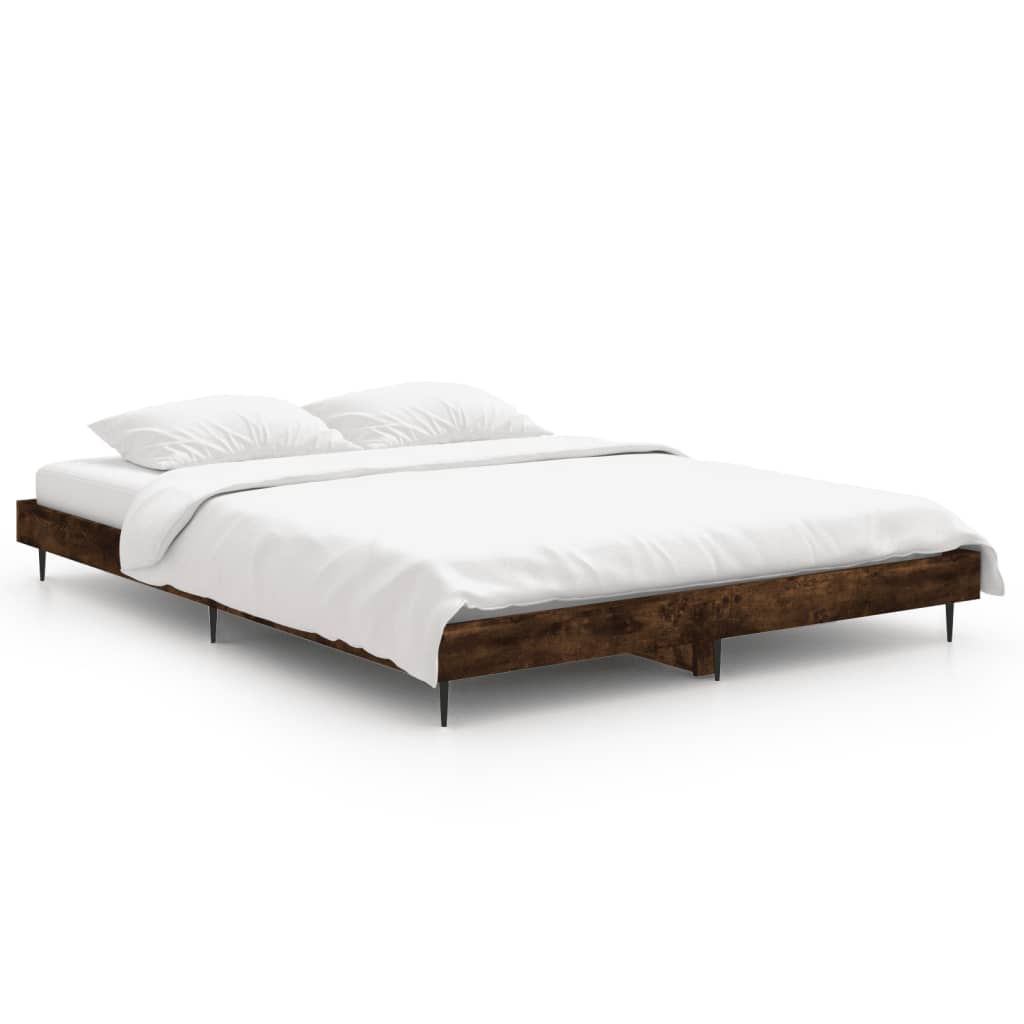 Estructura de cama 135x190 Marrón