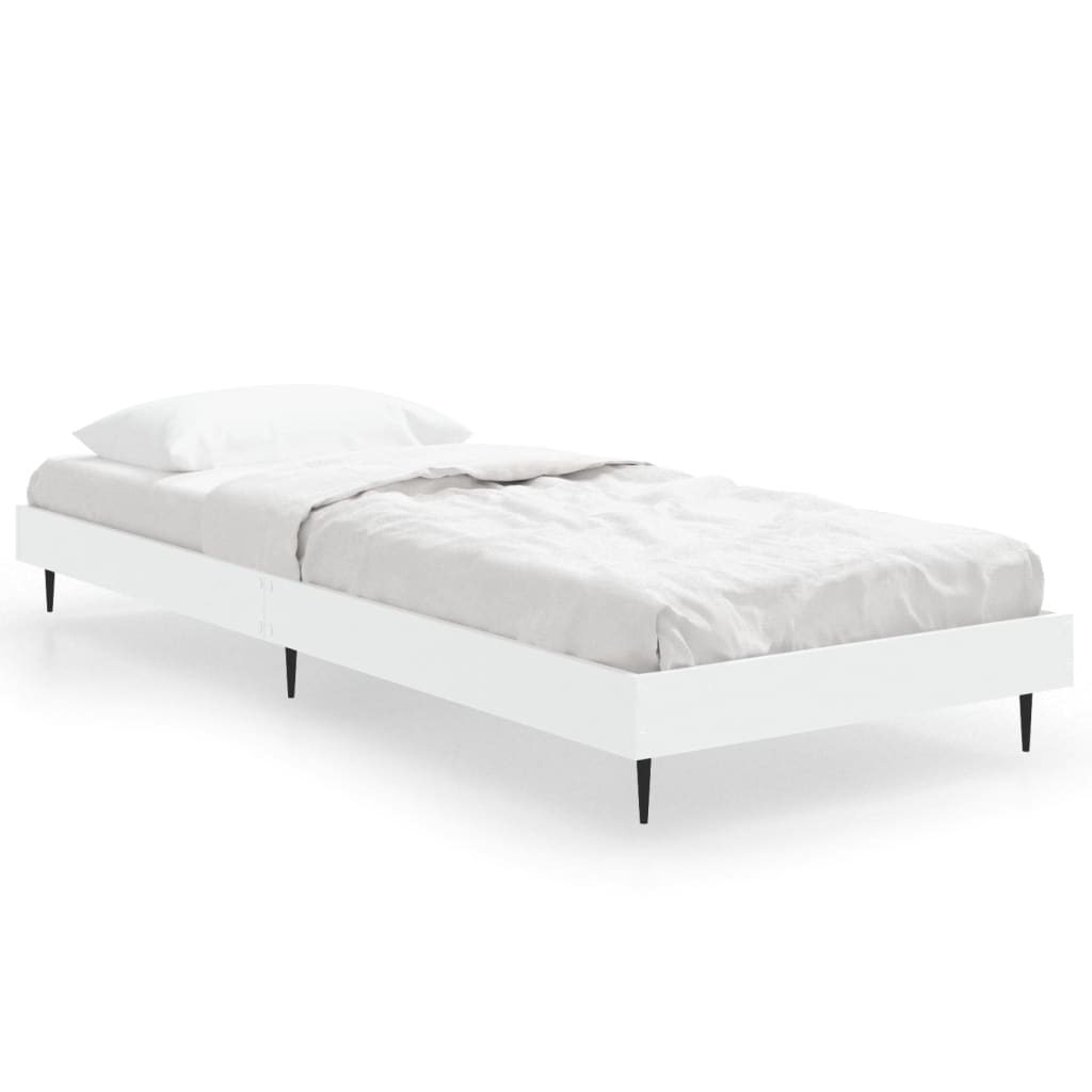 Estructura de cama 75x190 Blanco