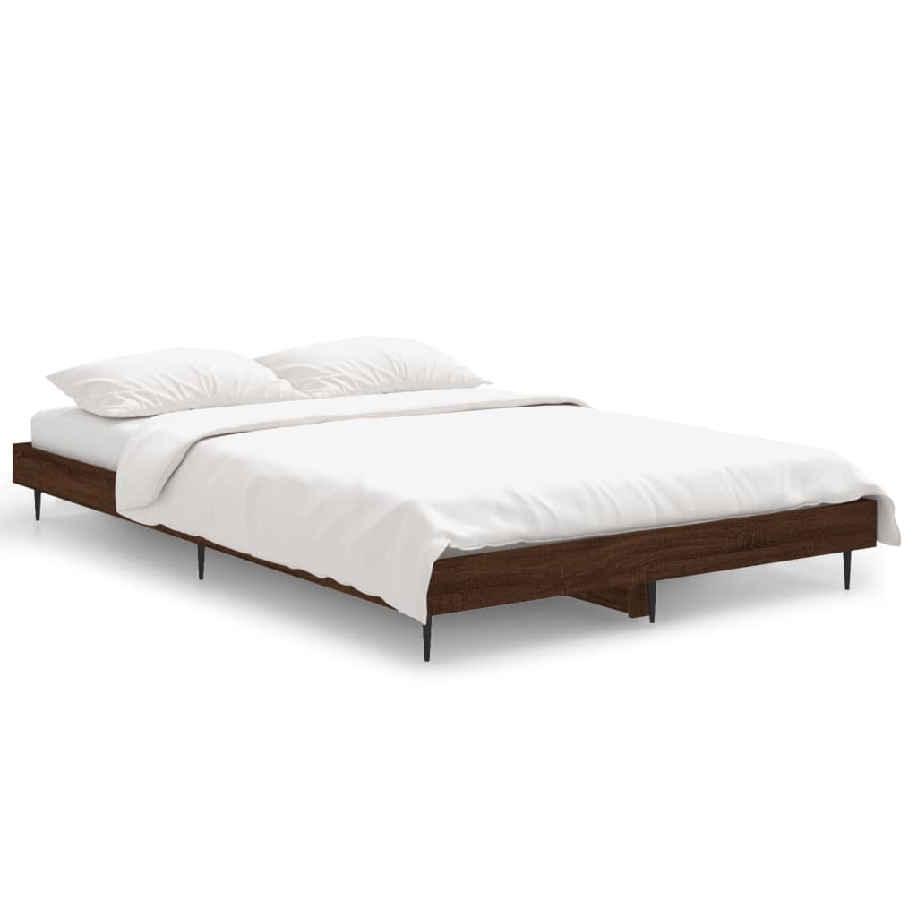 Estructura de cama 120x190 Madera Oscura
