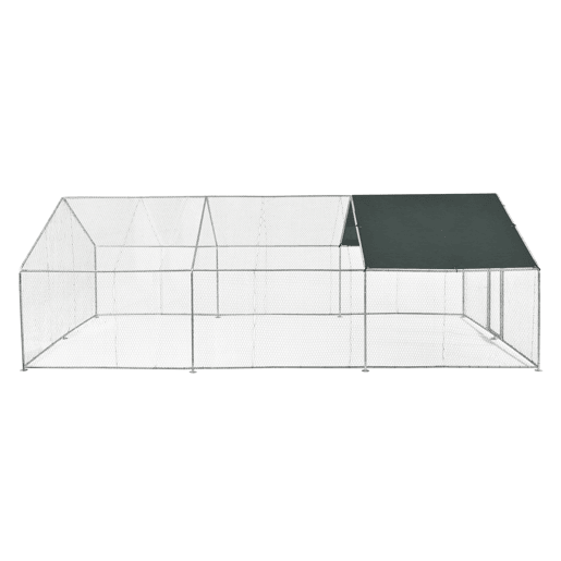 Gaiola de exterior Wels Voladero - 3 x 6 x 2 m - Prata e verde escuro pro.tec