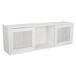 Estante de pared de madera y rejilla Estante de pared de madera y rejilla Blanco