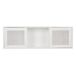 Estante de pared de madera y rejilla Estante de pared de madera y rejilla Blanco
