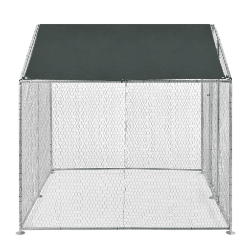 Gaiola de exterior Wels Voladero 2 x 2 x 2 x 2 m - Prata e verde escuro pro.tec