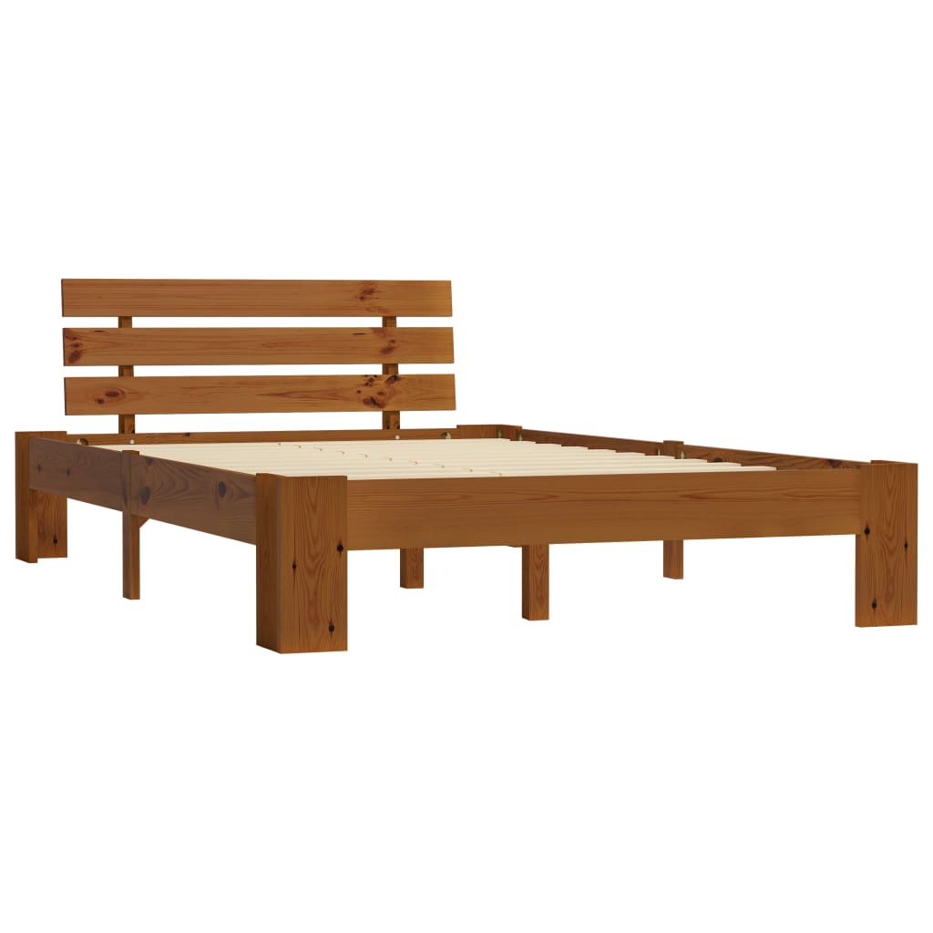 Estructura de cama 120x200 Marrón Claro