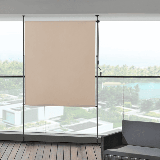 Estore exterior Cimarra em poliéster 200 x 270 x 310 cm cor de areia pro.tec