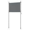 Estore exterior Cimarra em poliéster 150 x 270 x 310 cm cinzento escuro pro.tec
