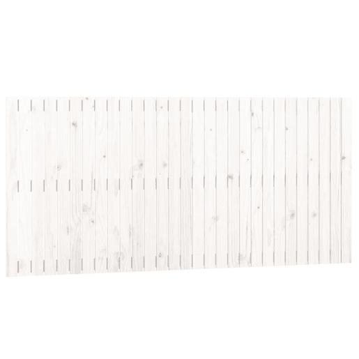 vidaXL Cabeceira de parede 185x3x90 cm madeira de pinho maciça branco vidaXL Cabeceira de parede 185x3x90 cm madeira de pinho maciça branco