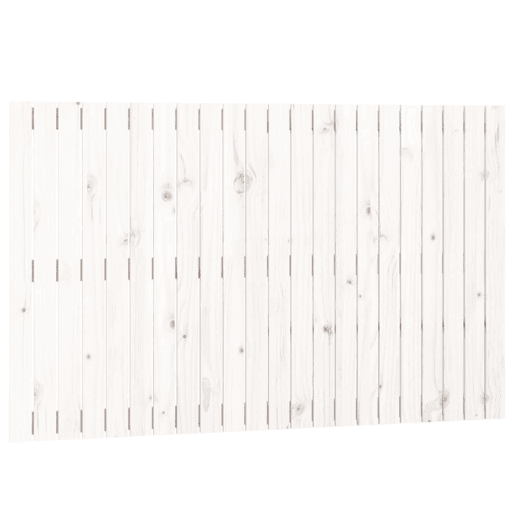 vidaXL Cabeceira de parede 140x3x90 cm madeira de pinho maciça branco vidaXL Cabeceira de parede 140x3x90 cm madeira de pinho maciça branco