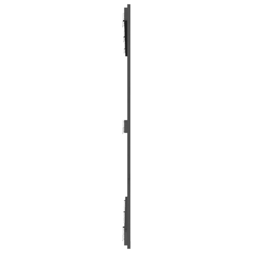 vidaXL Cabeceira de parede 146,5x3x110cm madeira de pinho maciça cinza vidaXL Cabeceira de parede 146,5x3x110cm madeira de pinho maciça cinza