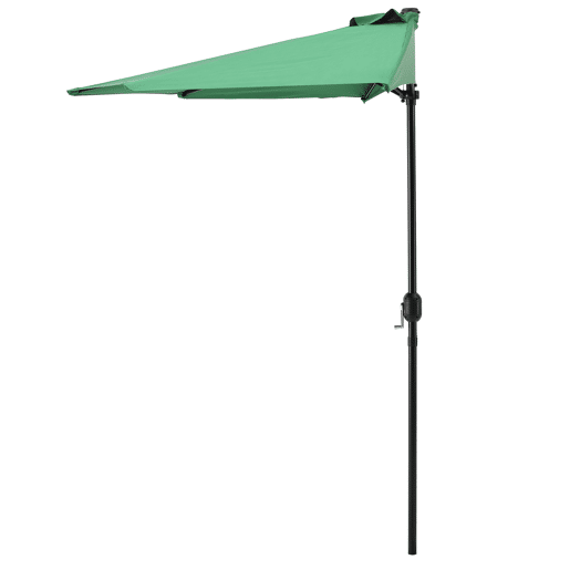 Meio guarda-sol Eger semicircular com manivela Ø300 Verde casa.pro