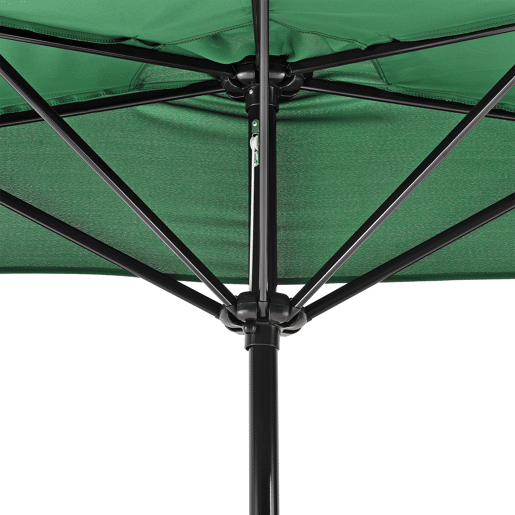 Meio guarda-sol Eger semicircular com manivela Ø300 Verde casa.pro