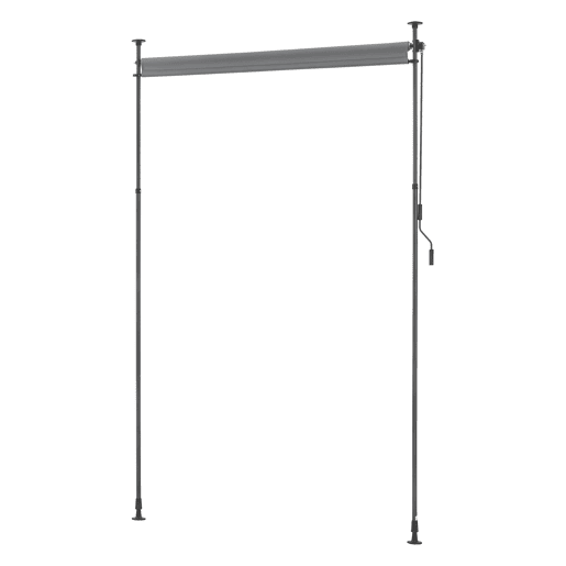 Estore exterior Cimarra em poliƩster 200 x 270 x 310 cm cinzento escuro pro.tec Estore exterior Cimarra em poliƩster 200 x 270 x 310 cm cinzento escuro pro.tec