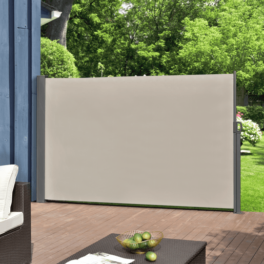 Toldo lateral contra o vento, o sol e a visão Mulhacen Cor de areia 180 x 300cm pro.tec pro.tec