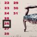 Calendario de metal Calendario de metal Multicolor