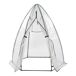 Invernadero de lámina exterior Hunze con cremallera acero Invernadero de lámina exterior Hunze con cremallera acero Blanco/ Verde