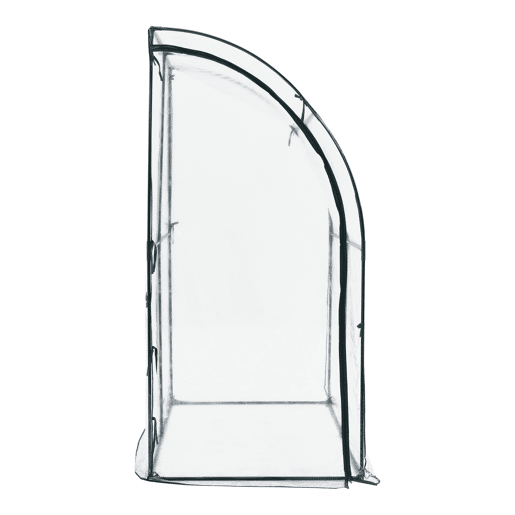Estufa de jardim Juta aço PVC 100x200x215 cm transparente en.casa