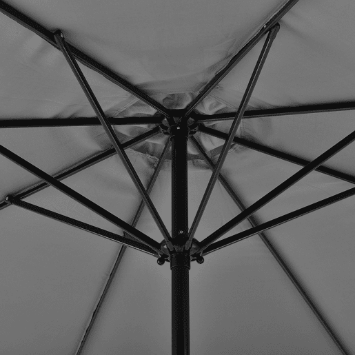 Guarda-sol Sonn com pega poliésteraço 300 x 230 cm Cinzento casa.pro