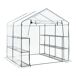 Invernadero de jardín Grünau acero PVC Invernadero de jardín Grünau acero PVC Transparente