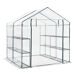 Invernadero de jardín Grünau acero PVC Invernadero de jardín Grünau acero PVC Transparente