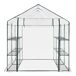 Invernadero de jardín Grünau acero PVC Invernadero de jardín Grünau acero PVC Transparente