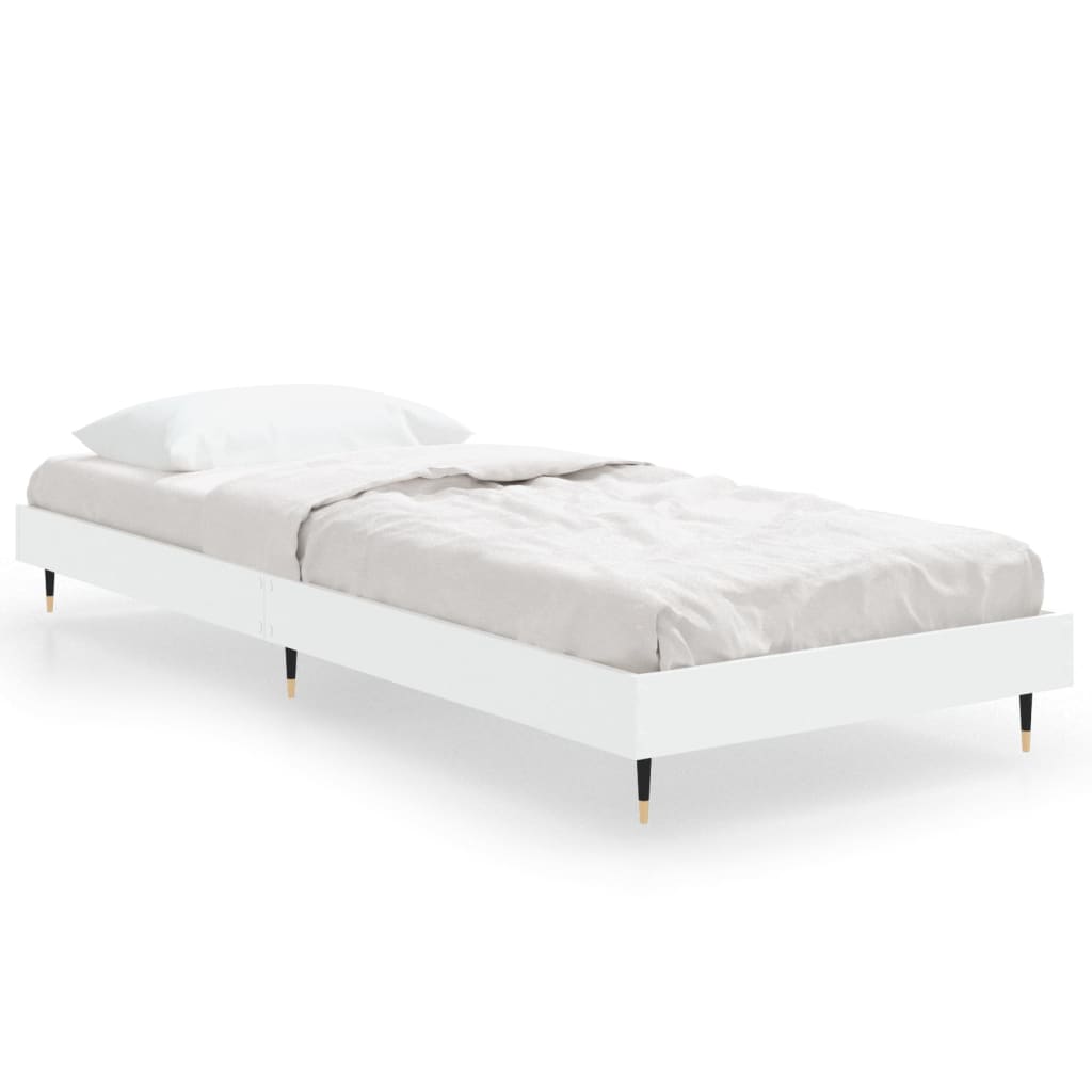 Estructura de cama 75x190 Blanco