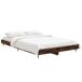 Estructura de cama 120x190 Estructura de cama 120x190 Madera Oscura
