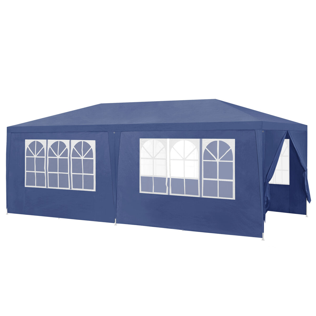 Carpa Pabellón para jardín Wedau metal 600x300