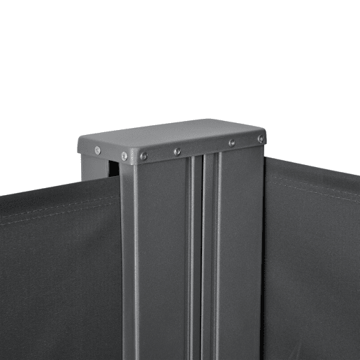 Toldo duplo lateral Alcazaba - exterior - aço e poliéster - cinzento - 180 x (2x 300) cm pro.tec