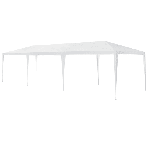 Tenda Pavilhão de jardim Wedau metal 900 x 300 x 255 cm branco casa.pro