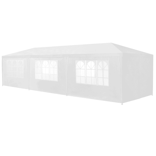 Tenda Pavilhão de jardim Wedau metal 900 x 300 x 255 cm branco casa.pro