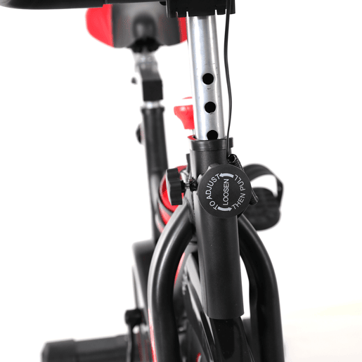 Pro Indoor Spinning Bike, bicicleta ergométrica para cardio intensivo. Ideal para treinamentos de alta resistência e tonificação.